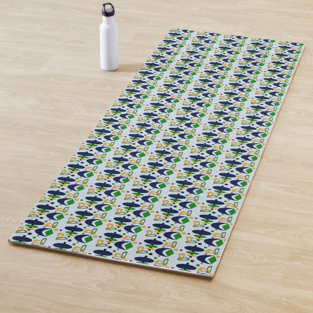 Tapis De Yoga Formes rétro (En situation)
