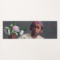 Frédéric Bazille - Jeune femme aux pivoines