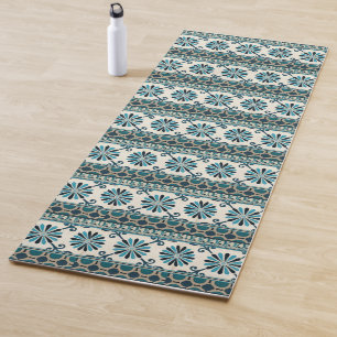 Tapis De Yoga Frise Non-Embellie II d'indigo