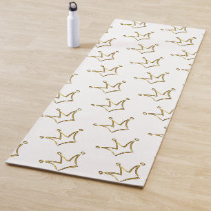 Tapis De Yoga Funny Couronne d'or - luxe royal 1