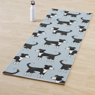 Tapis De Yoga Gallois frontière Collie Sheepdog Motif