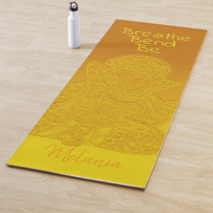 Tapis De Yoga Ganesh Eléphant Bend Breathe Be Personnalisé