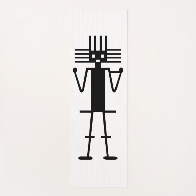 Tapis De Yoga géogliphe géant atacama symbole ancien nazca peru  (Devant)