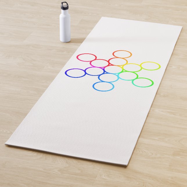 Tapis De Yoga Géométrie Sacrée Fruit De Vie (En situation)