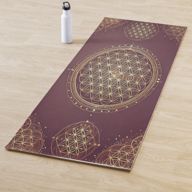 Tapis De Yoga Géométrie sacrée Yoga Mat (En situation)
