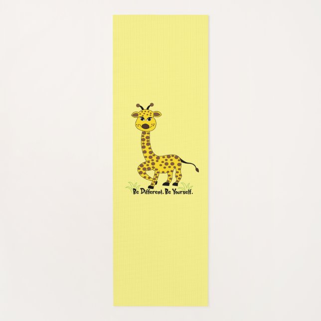 Tapis De Yoga Giraffe Animal Cute (Devant)