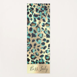 Tapis De Yoga Glam Leopard Boss Lady Yoga Mat