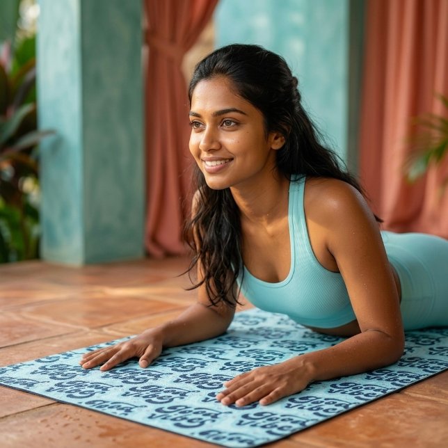 Tapis de Yoga Good Vibes (Créateur téléchargé)