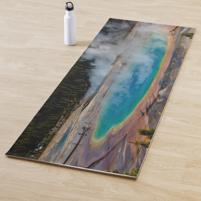 Tapis De Yoga Grand Prismatic Spring Yellowstone National Park (En situation)