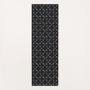 Tapis De Yoga Gymnastique Féminine Gymnastes avec Étoiles