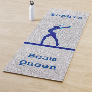 Tapis De Yoga Gymnastique poutre Queen Custom Yoga Mat