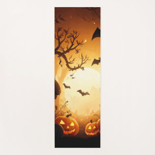Tapis De Yoga Halloween/chauve-souris/Citrouille/automne