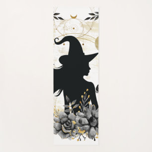 Tapis De Yoga Halloween contemporain moderne sorcière 3