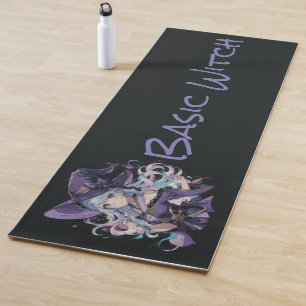 Tapis De Yoga Halloween/Sorcière/violet