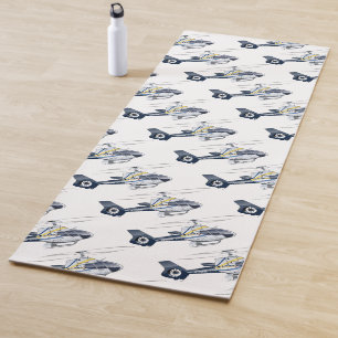Tapis De Yoga Hélicoptère de dessin