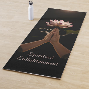 Tapis De Yoga Illumination Spirituelle de la Fleur de Lotus