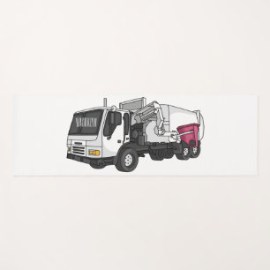 Tapis De Yoga Illustration de camion à ordures