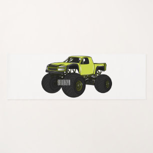 Tapis De Yoga Illustration de camion monstre
