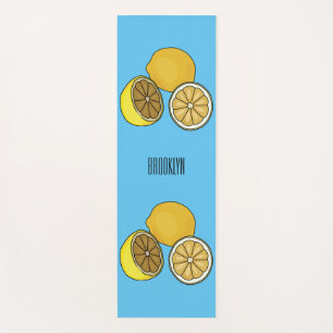 Tapis De Yoga Illustration de citron