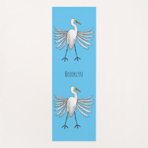 Tapis De Yoga Illustration de dessin d'oiseau de grand feu
