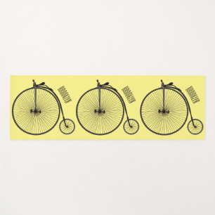 Tapis De Yoga Illustration de la bande dessinée de vélo à grande