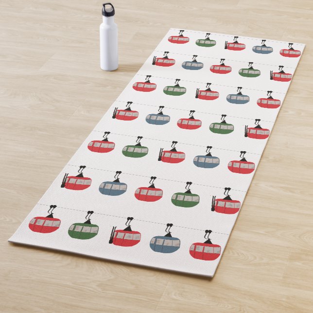 Tapis De Yoga Illustration de la remontée mécanique (En situation)