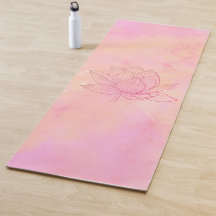 Illustration de lotus élégant rose clair