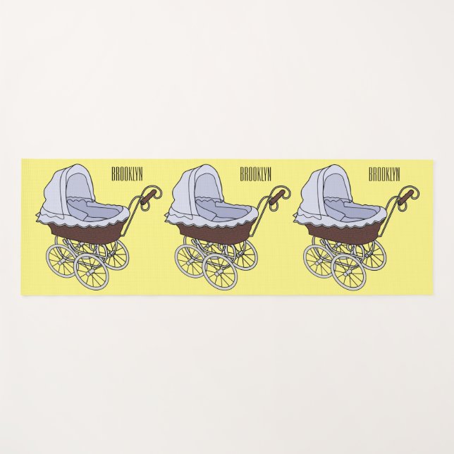 Tapis De Yoga Illustration de poussette (Devant (Horizontal))