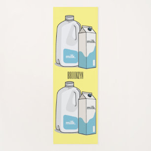 Tapis De Yoga Illustration du lait