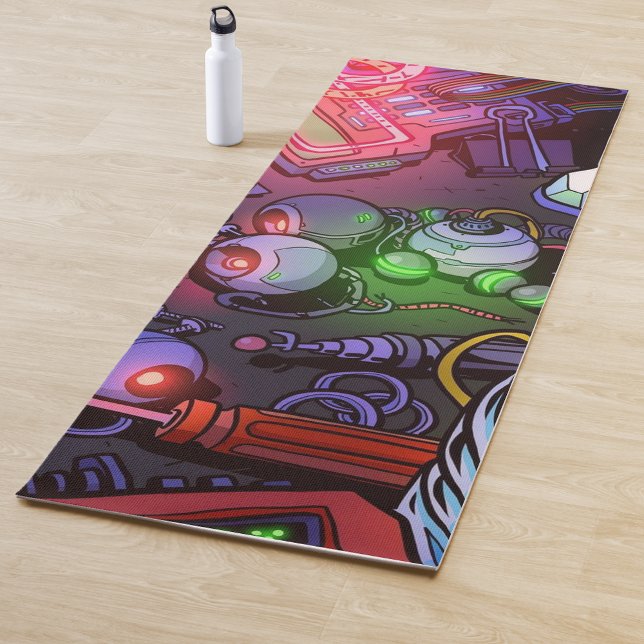 Tapis De Yoga Illustration Graffiti (Créateur téléchargé)