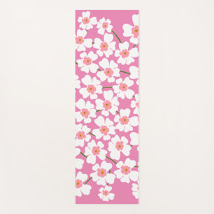 Tapis De Yoga Imaginaire blanc et rose