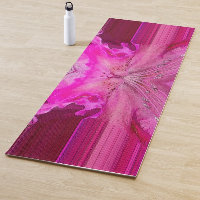 Tapis De Yoga Imaginaire Fuchsia (En situation)