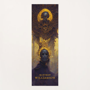 Tapis De Yoga Imaginaire Gothique Sombre Décès Avec Votre Nom Pl