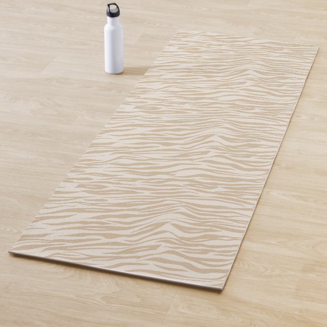 Tapis De Yoga Impression Zebra (En situation)