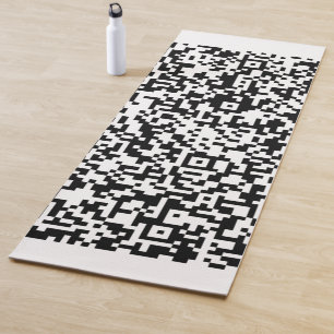 Tapis De Yoga Informations d'analyse de code QR personnalisées C