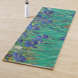 Tapis De Yoga Irises par Van Gogh Art Peinture