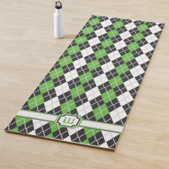 Tapis De Yoga Jacquard rétro Yoga Mat (En situation)