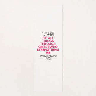 TAPIS DE YOGA JE PEUX TOUT FAIRE PAR LE CHRIST