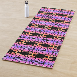 Tapis De Yoga Joli design de fleurs Lotus