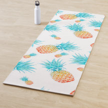 Joli motif aquarelle de fruits tropicaux d'ananas