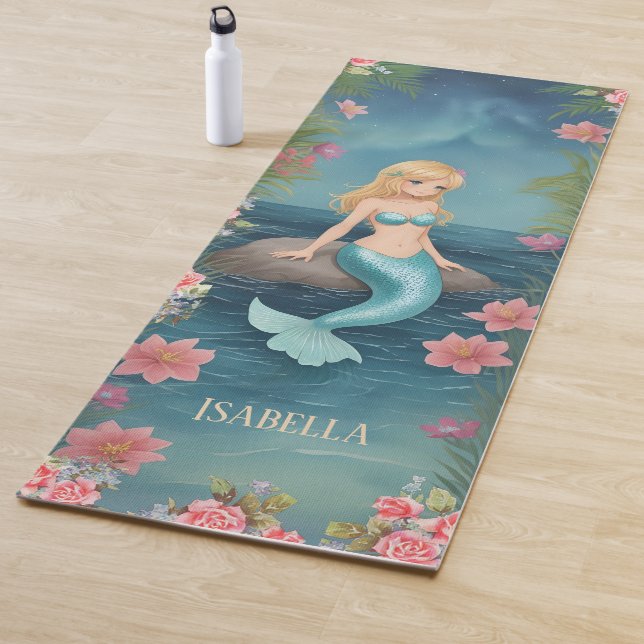 Tapis De Yoga Jolie sirène enfants Yoga Mat (En situation)