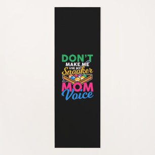 Tapis De Yoga Joueur de billard Je Suis Snooker Mom