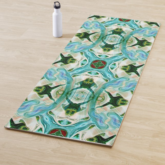 Tapis De Yoga Joyeuses grenouilles..... (En situation)