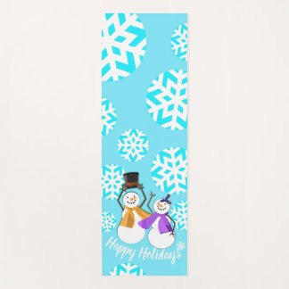 Tapis De Yoga JOYEUX VACANCES : Amis d'hiver