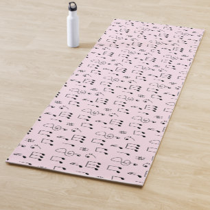 Tapis De Yoga Juste Noté rose