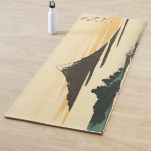 Tapis De Yoga Katsushika Hokusai Dawn dans la province de Kai Yo