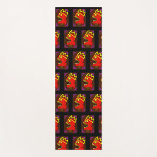 Tapis De Yoga King Calavera Skull Geek NFT Art
