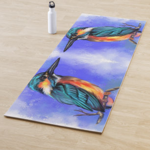 Tapis De Yoga Kingfisher Bird Yoga Mat