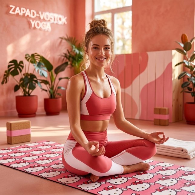 Tapis de yoga Kitty (Créateur téléchargé)