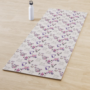 Tapis De Yoga La beauté vient du motif d'intérieur